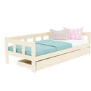 Essential Comfort Wooden Children's Bed FENCE - Natural - MOBILIA VITA