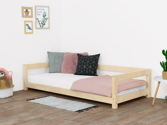 Premium Wooden Children's Bed STUDY - Natural - MOBILIA VITA